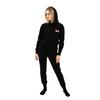 Czarna Bluza Oversized Z Modnym Motywem Okularów, Stylowa I Wygodna, S