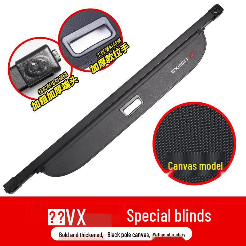 Exeed LX Trunk Cover & TXL Sunshade Rear Storage Partition