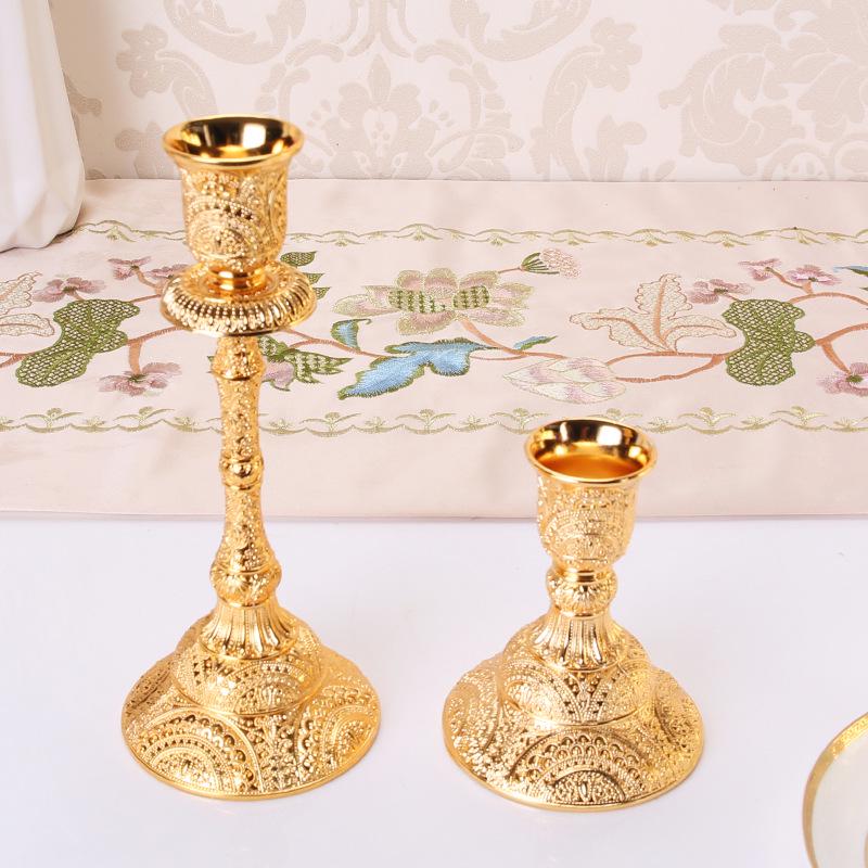 European Style Wedding Candelabra: 5-Head, 3-Head Candle Holder for Dining Table, Candlelight Dinner, Home, Hotel Decoration Ornaments.