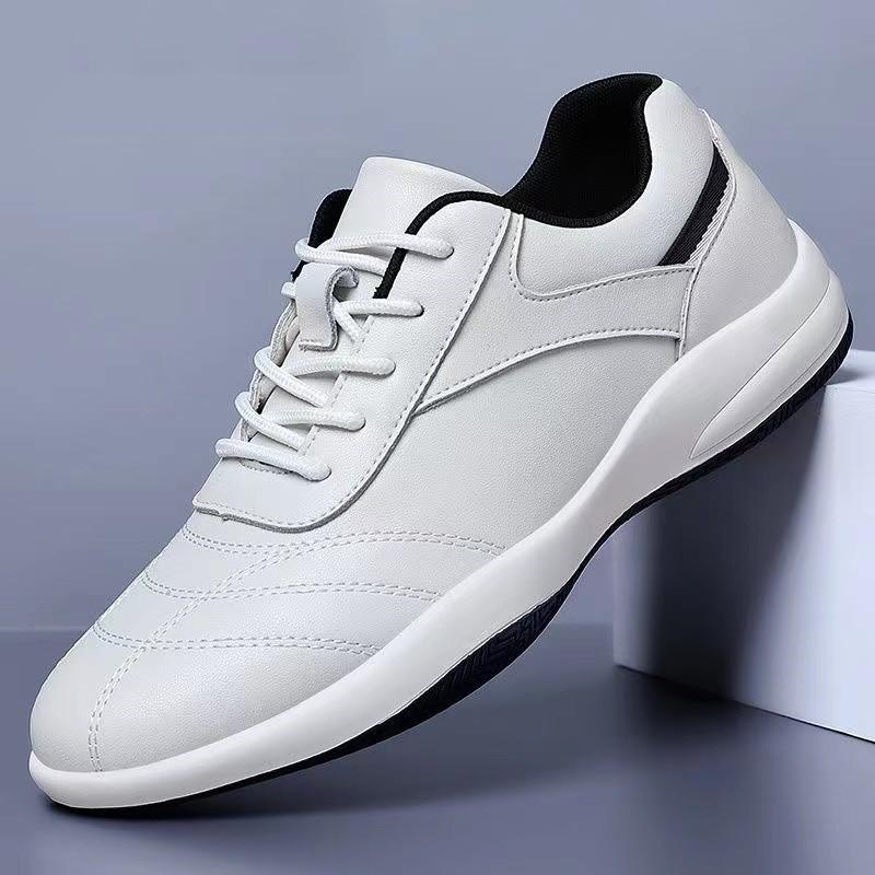 Spring New Men's Casual Leather Shoes Men Autumn Fashion Men Sneaker Wear-resistant Soft Sole Outdoor Sneakers Walking Shoes Man