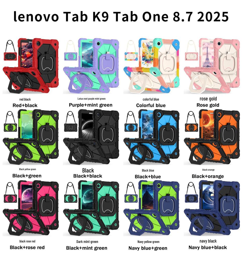 Чехол для планшета Lenovo Ldea/TabProGen2: Защитный чехол с полным покрытием от падений с ремешком для руки и подставкой для Xiaoxin Pad 11.