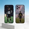 Чехол для телефона N-Neymar для iPhone 17,16,15,14,13,12,11 Plus,Pro Max,SE4 Мягкий силиконовый черный чехол