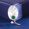 Senior Brooches Flower Leaf Brooch Pins for Women Suit Pendant  Fashion Brooches Jewelry