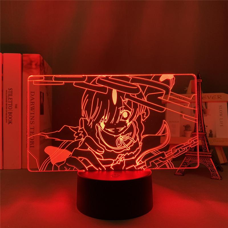 Аниме Re Zero Starting Life In Another World светодиодный ночник красочные цвета меняющие сенсорный пульт дистанционного управления прикроватная лампа крутой подарок для фанатов Re Zero
