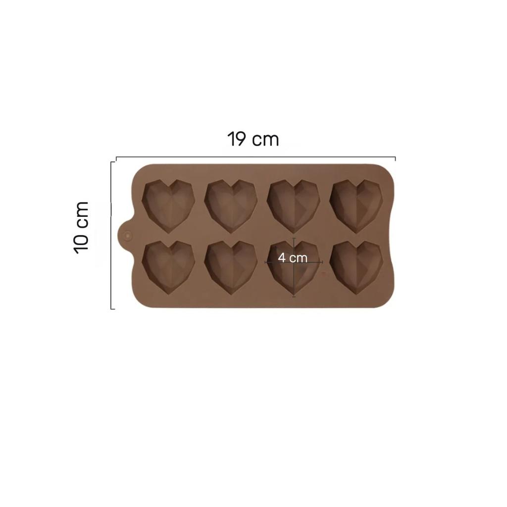Forma Silicon Chocolate Candy Mold 19x10cm Brown TopBazar Baking Decorating Tool