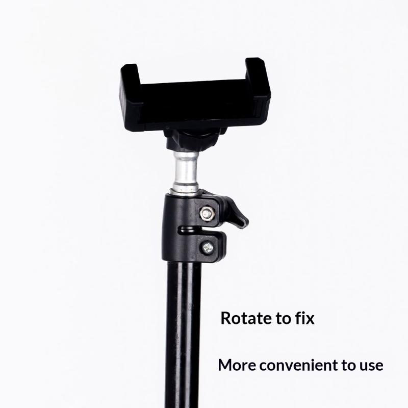 Phone/Mic Stand Universal 1/4Inch Globe Design 360° Rotating Mobile Phone Tripod Head Holder For Boom Arms Microphone Stands