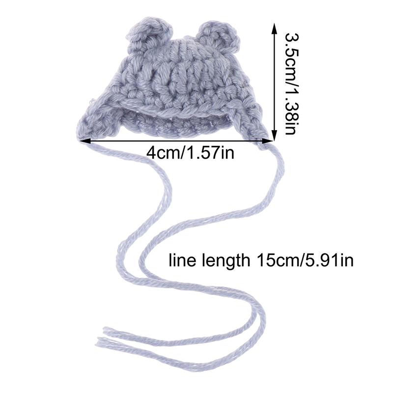 1/12 кукольный домик миниатюра милая вязаная шапочка шапка микро сцены аксессуары кукольные украшения