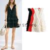 Summer New Arrival Women's Cotton French Frill Sleeveless Cake Dress Wave Chic Style Short Dress 1280381