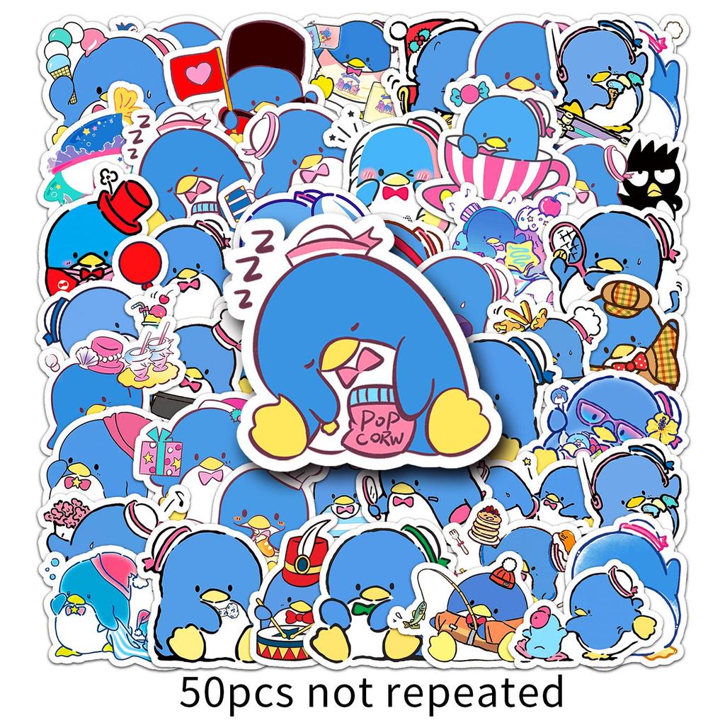 50 Водонепроницаемых наклеек Sanrio Tuxedo Sam Пингвин для Украшения Милого Дневника