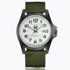 Nylon Belt Automatic Men Quartz Watch Calendar Luxury Clock Men Watch Woven Military Watch Fashion Soki Waterproof  Beads