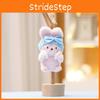 Face Wash Delightful Rabbit Plush Toy Keychain Adorable Short Fur Design For Kid