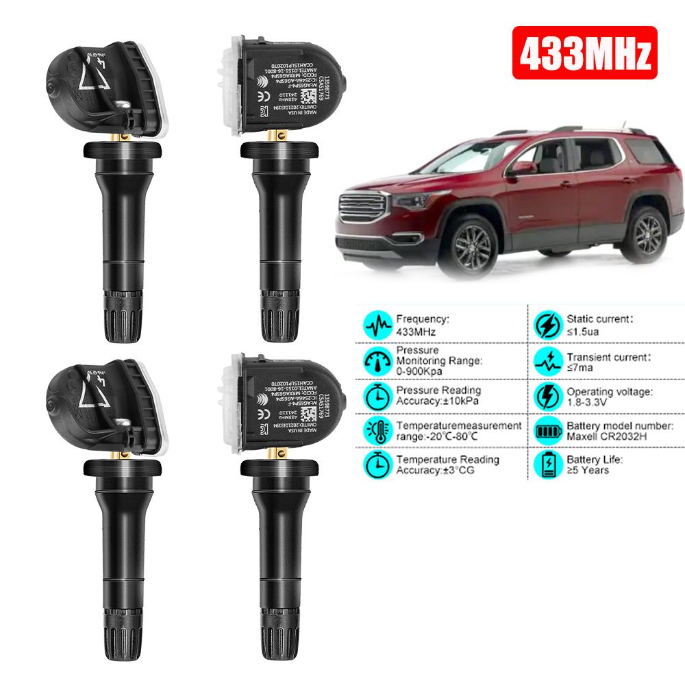 433 МГц TPMS датчики Внутренние датчики Датчики давления в шинах для Buick GMC Chevrolet Holden LEEPEE Для Cadillac Mahindra Tata