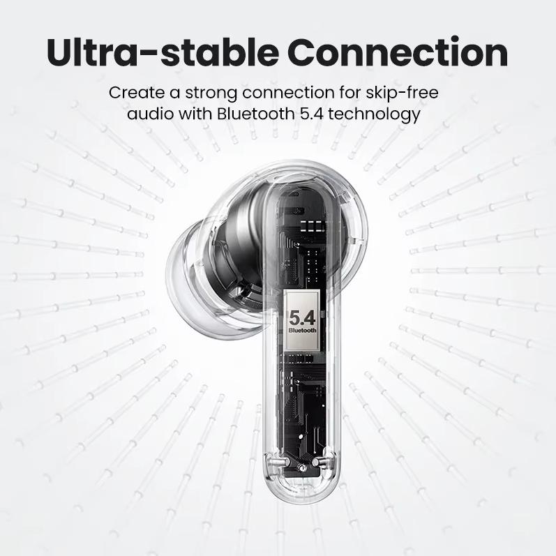 Ugreen Беспроводные Bluetooth-наушники HiTuneT3 Pro с активным шумоподавлением (ANC) для телефонов Apple, Huawei и Xiaomi WS206