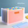 Multi Layer A4 Expanding Organ Bag Portable Paper Organizer 25 Pockets File Folder  Office