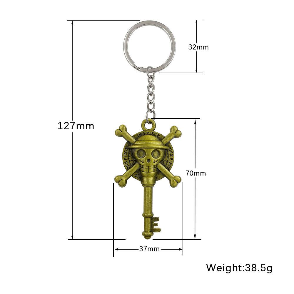 Набор металлических брелоков с пиратскими аниме-персонажами