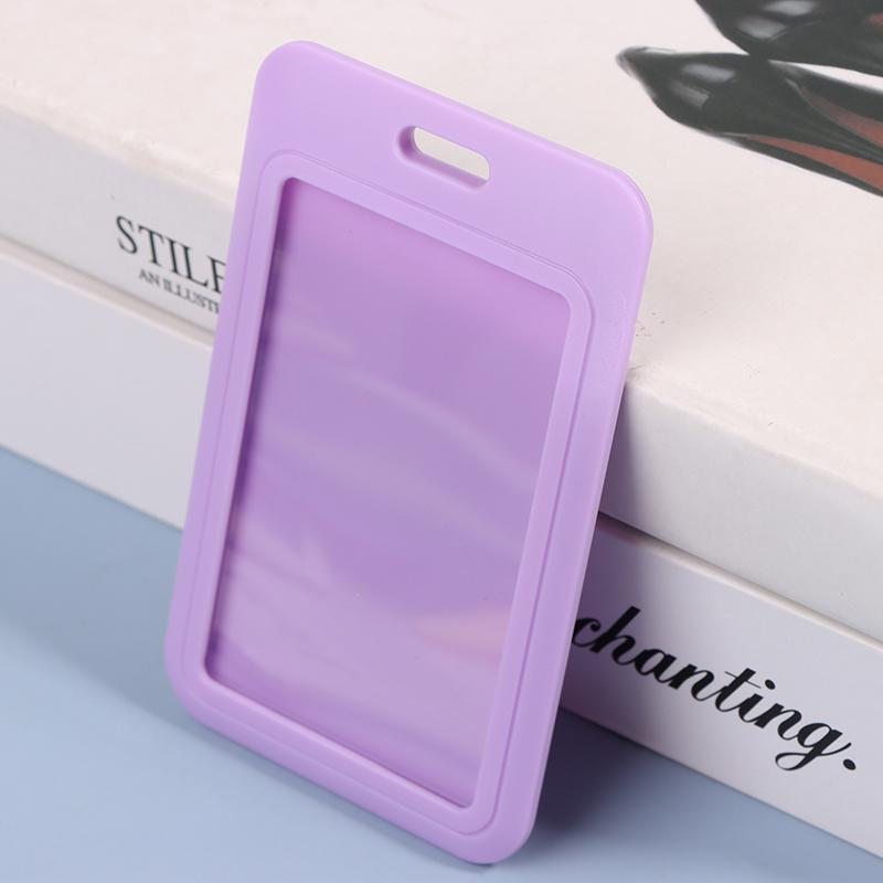 1 шт. Двусторонняя обложка для кредитной карты, жесткие пластиковые держатели для бейджей с прорезью для бейджа для персонала мероприятия, держатель для удостоверения личности, ремешок для пропуска