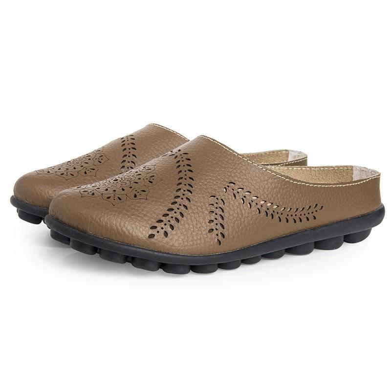 Женские дышащие шлепанцы с открытым носком для весны и осени