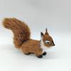 Realistic Squirrels Figurine Simulated Stuffed Plush Figure Animal Sculpture Perfect Addition To Christmas Table Decor