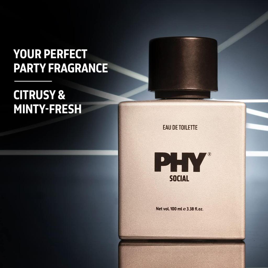 Social Eau De Toilette (EDT) | For That Chilled Out Vibe | Freshness of Mint with Citrusy Mandarin