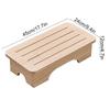 1Pc Home Office Wood Stool Toilet Low Footstool Children Living Room Bathroom Footrest Non-slip