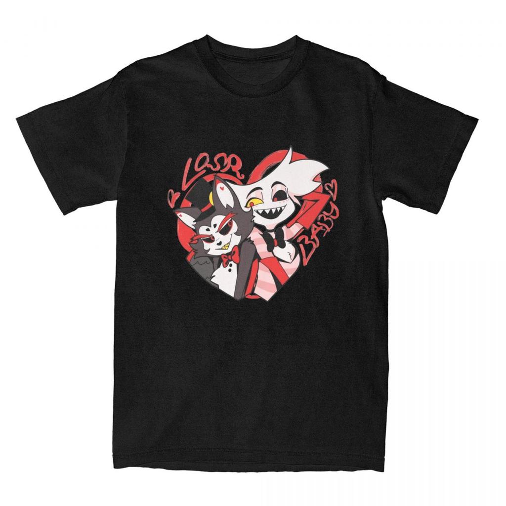 T-Shirt Men Angel Dust Husk Funny 100% Cotton Tee Shirt Crewneck Short Sleeve T Shirt Unique Clothing