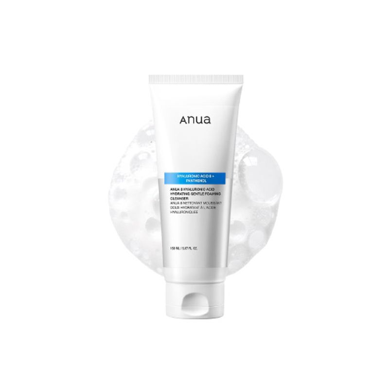 Anua 8 Увлажняющая нежная очищающая пенка с гиалуроновой кислотой 150 мл