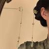 Винтажные заколки для волос с жемчужной кисточкой в китайском стиле, эмалированные цветочные заколки для женщин, свадебные аксессуары для волос Hanfu