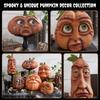 Декоративная фигурка из смолы в форме тыквы для дома, офиса, центра стола, украшение для осеннего праздника урожая, поделка
