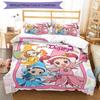 3pcs DoReMi2 Design Cover Set - HD Printed Bedding with 1 Cover and 2 Pillowcases - Perfect for Home and Dorm Decor