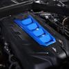 ABS Blue Engine Shroud Cover Panel Cover Trim For Corvette C8 -2025