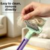 Comfortable Grip Pet Detangling Brush Lightweight Pet Grooming Comb  Daily Pet Care