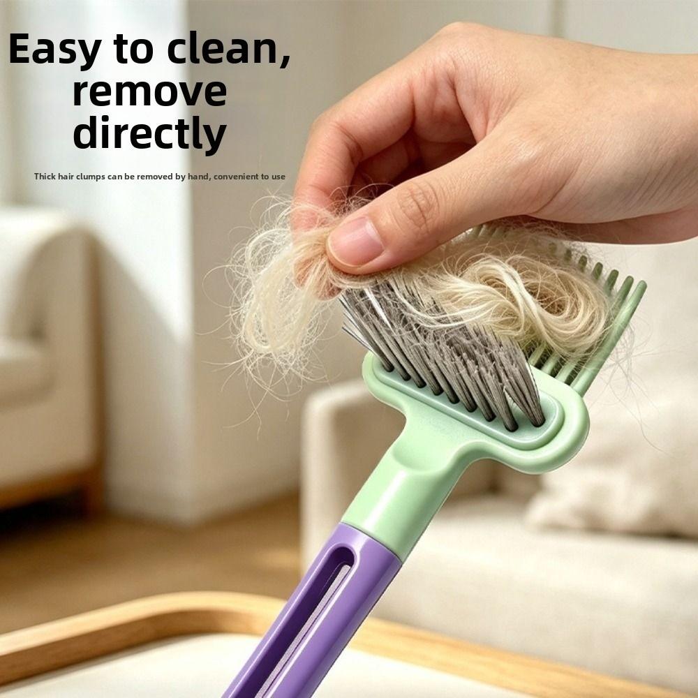 Comfortable Grip Pet Detangling Brush Lightweight Pet Grooming Comb  Daily Pet Care