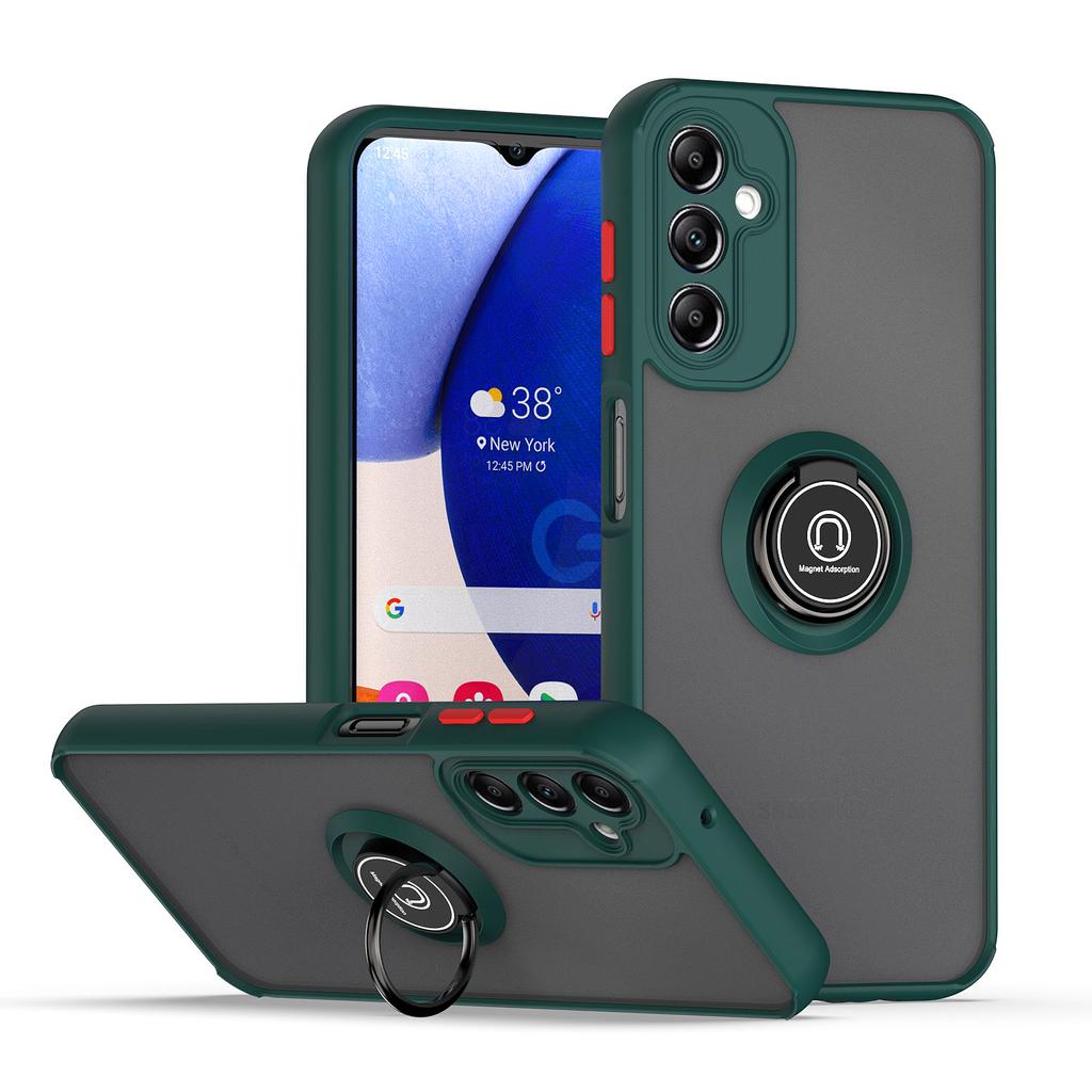 Чехол Armor для Samsung Galaxy A16 A06 A15 5G A25 A35 A55 A05 A05S A14 A24 A34 A54 M15 чехол-кольцо подставка держатель чехол Funda Capa