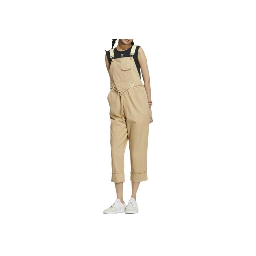 Adidas Neo Utility Jumpsuit With Belt Women Jumpsuit Beige HM2029