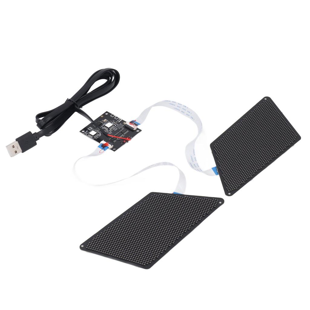 Светодиодный знак «глаз» с разрешением 48 X 96, управляемый через приложение BT, питание от USB, светодиодный знак для анимации слов и картинок