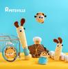 Pai Siwei Мультяшная собачка и кошка Игрушка для прорезывания зубов для самостоятельных развлечений и чистки зубов