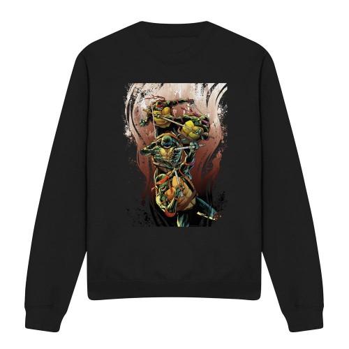 Teenage Mutant Ninja Turtles Унисекс Свитшот для взрослых Земляные Воины Радуги