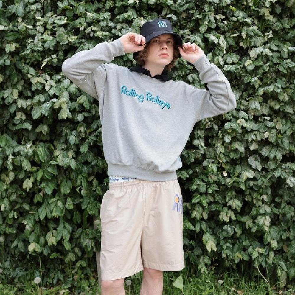 Rolling Rollie Men Roll Roll Crew Neck Sweat Melange Mtm