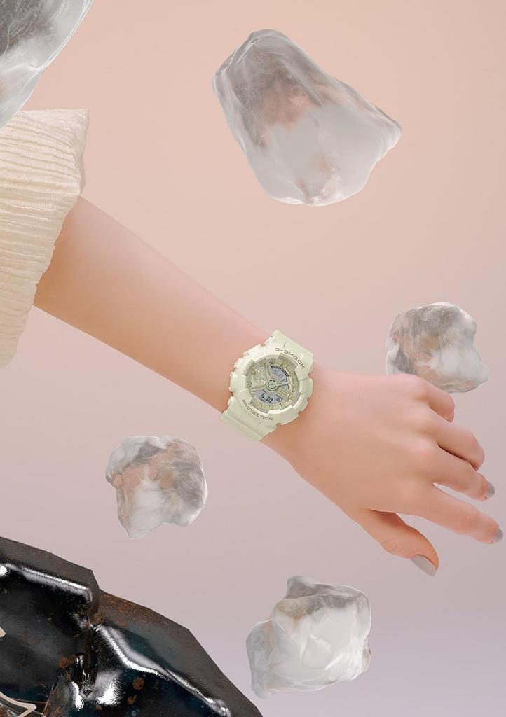 Watch Uses Biomass Plastic White [Casio] G-Shock [] GMA-S110ST-7AJF Women's