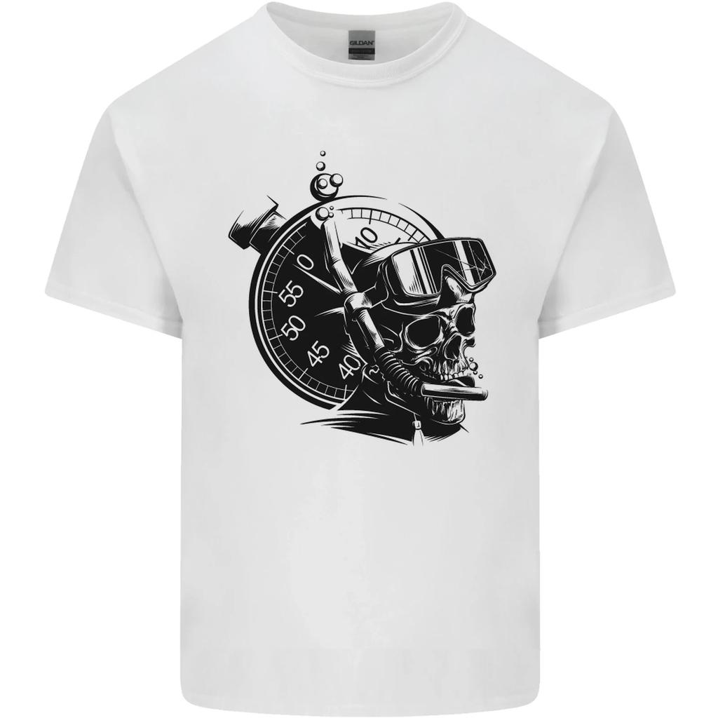 Scuba Diving Skull Diver Dive Deep Sea Kids T-Shirt Childrens