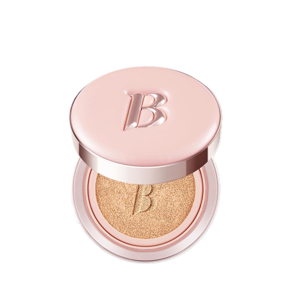 BANILACO Essence Skin Pink Cushion 12g Cushion Makeup Korean Cosmetics SPF50+ PA+++ Foundation, Foundation, Base, Glowing, Coverage, Moisturizing, (19
