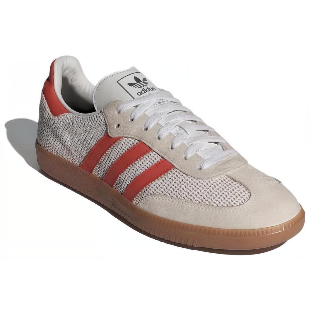 adidas Samba OG Crystal White Preloved Красные кроссовки унисекс Gum IG1380
