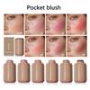 3-in-1Blush Stick Lasting Brightens Facial Cheek Stick Moisturizing Flash Lip Gloss Makeup Lip Gloss Face Rouge