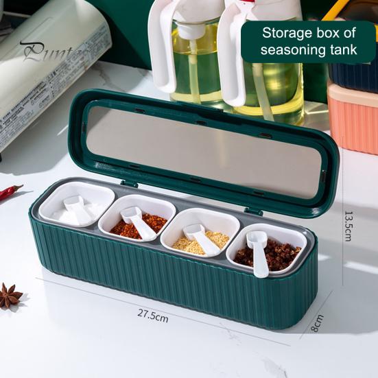 1 набор практичных больших емкостей с видимым дизайном для хранения приправ, соль, специи, приправы, набор бутылок для хранения, товары для дома