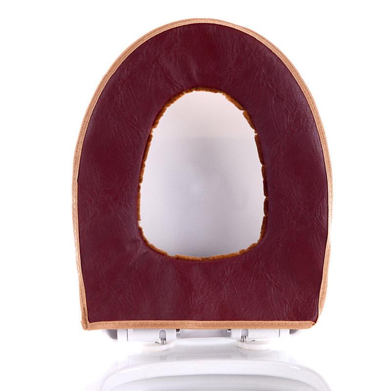 4 цвета, домашняя плюшевая подушка, аксессуары для ванной комнаты, чехол для сиденья для унитаза, утолщенный удобный коврик