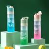 1pc Large Capacity Spray Water Bottle 650ml Outdoor Sport Fitness Water Cup Cools Down Water Sports Water Kettle Travel Bottles