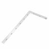 Stainless Steel Right Angle Ruler, 90 Degree Square, L-Shaped, Silver, Carpentry Tool, 90 Degree Angle Ruler, Measuring and Layout Tool, Double-Sided