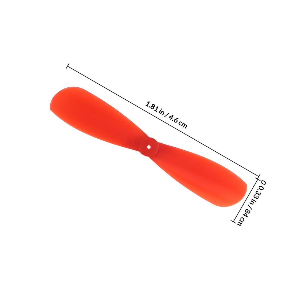 10Pairs Rc Propellers 2-Vane Plastic Replacement Blades Easy Install Rc Airplane Parts for Stable Flight Airplane Control