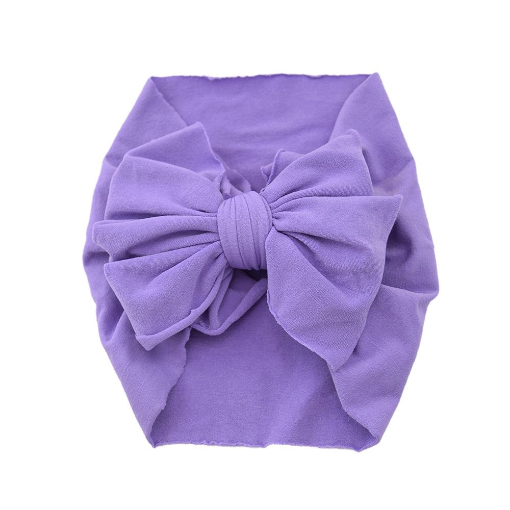 Детские аксессуары для волос, нейлоновая детская повязка на голову с большим бантом, супер мягкая широкая повязка на голову, детские чулки, повязка на голову