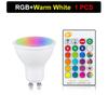 85-265 В 10 Вт GU10 светодиодная лампа ИК-пульт ДУ 16 цветов RGB+CW+WW лампа прожектор ампула бомбильи комната домашний праздник украшение